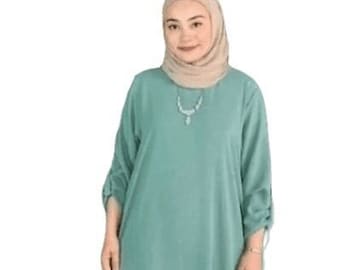 Conjunto de Vestido Abaya de 2 Piezas Bella / Cey Crepé Italiano / Antiarrugas / Sin Plancha / 10 Colores