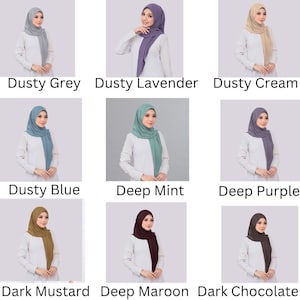 Instant Hijab Ready To Wear 40 Color Available Cotton Material Scarf For All Casual And Formal Occasion Ramadan Eid Gift Muslim zdjęcie 8