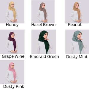 Instant Hijab Ready To Wear 40 Color Available Cotton Material Scarf For All Casual And Formal Occasion Ramadan Eid Gift Muslim zdjęcie 10