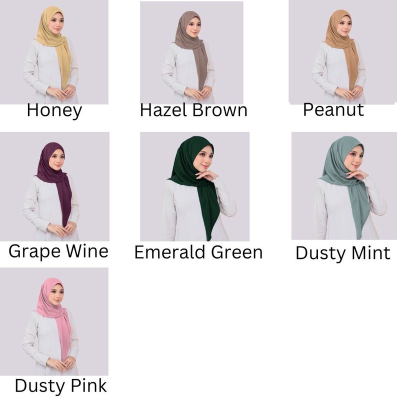 Instant Hijab Ready To Wear 40 Color Available Cotton Material Scarf For All Casual And Formal Occasion Ramadan Eid Gift Muslim zdjęcie 10