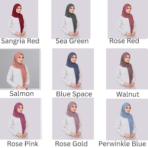 Instant Hijab Ready To Wear 40 Color Available Cotton Material Scarf For All Casual And Formal Occasion Ramadan Eid Gift Muslim zdjęcie 7