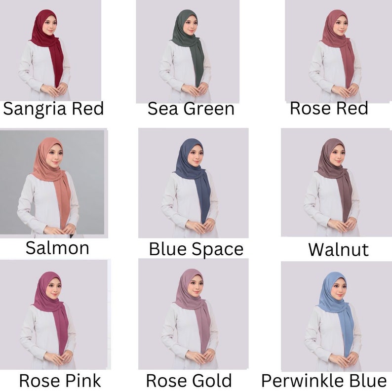 Instant Hijab Ready To Wear 40 Color Available Cotton Material Scarf For All Casual And Formal Occasion Ramadan Eid Gift Muslim zdjęcie 7