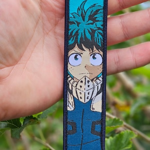 My hero academia Deku jet tag keychain