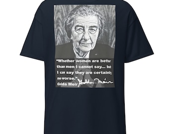 T-Shirt Golda Meir - Women Or Men