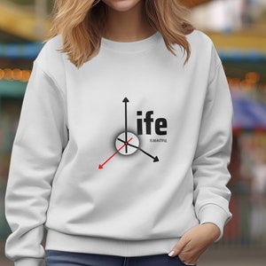 Unisex Heavy Blend™ Crewneck Sweatshirt, Life is Beautiful, Bride, Wedding Engagement Gift, Bride Gift, Bridal Shower Gift, Mrs. Fiance Wife