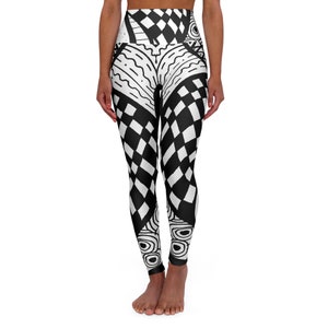 High Waisted Yoga Leggings (AOP)