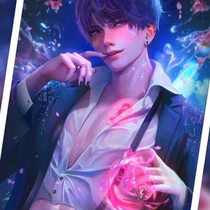 RAFAYEL Love and Deepspace Art Print Poster, Gift for Gamer