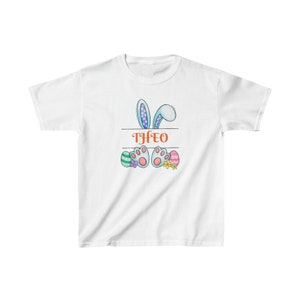 Custom Easter Bunny Shirt Bunny With Name Shirt Kids Easter Shirt Cute Easter Shirt Day Shirt for Woman Easter Bunny Shirt Kids Heavy Cotton