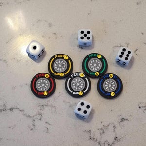 Custom Rubber Tire Markers for Formula D, Rubber Racing Tyre, Soft Medium Hard Inter Wet, Formula De
