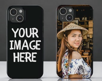 Personalized Phone Case, Custom Image Cover For Apple iPhone 15 Pro / 14 / 14 Plus / 13 Pro Max / 12/ 11 Pro / Xs / XR / 8 Plus / 7
