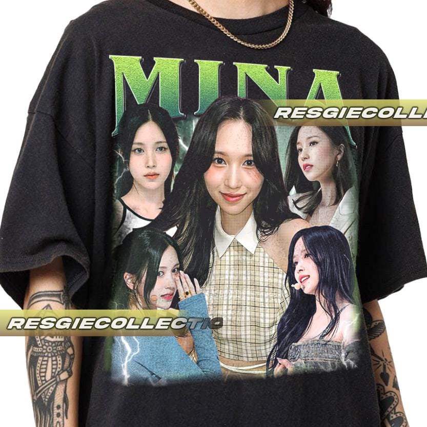 Limited Mina Twice KPop Tshirt Vintage Unisex Shirt