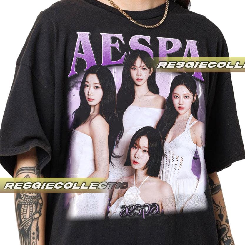 aespa Armageddon ポップアップ　T シャツ　ジゼル T-SHIRT SET - aespa 'Armageddon : The Mystery Circle' POP-UP