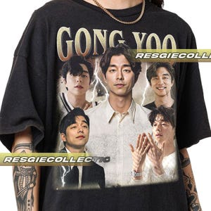 Limited Gong Yoo Kdrama Korean Pop T-shirt Vintage uniseks shirt
