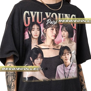 Tシャツ・カットソー SATUR [Park Gyu-young PICK] Clash Nostalgia Vintage Graphic PARK GYU-YOUNG Shirt - Park Gyu-young Vintage Shirt, Park
