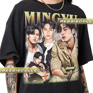 Limited Mingyu Seventeen Korean Pop Tshirt Vintage Unisex Shirt