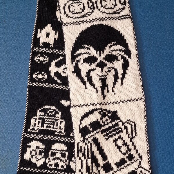 Star Wars doppelt gestricktes Schal