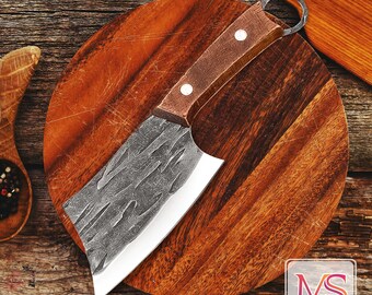 Handmade Stainless-Steel Boning Knife Cutter Kitchen Butcher Tool Portable Meat Cleaver Stainless Steel Knife Gift by MarvelousStudioByMHM.