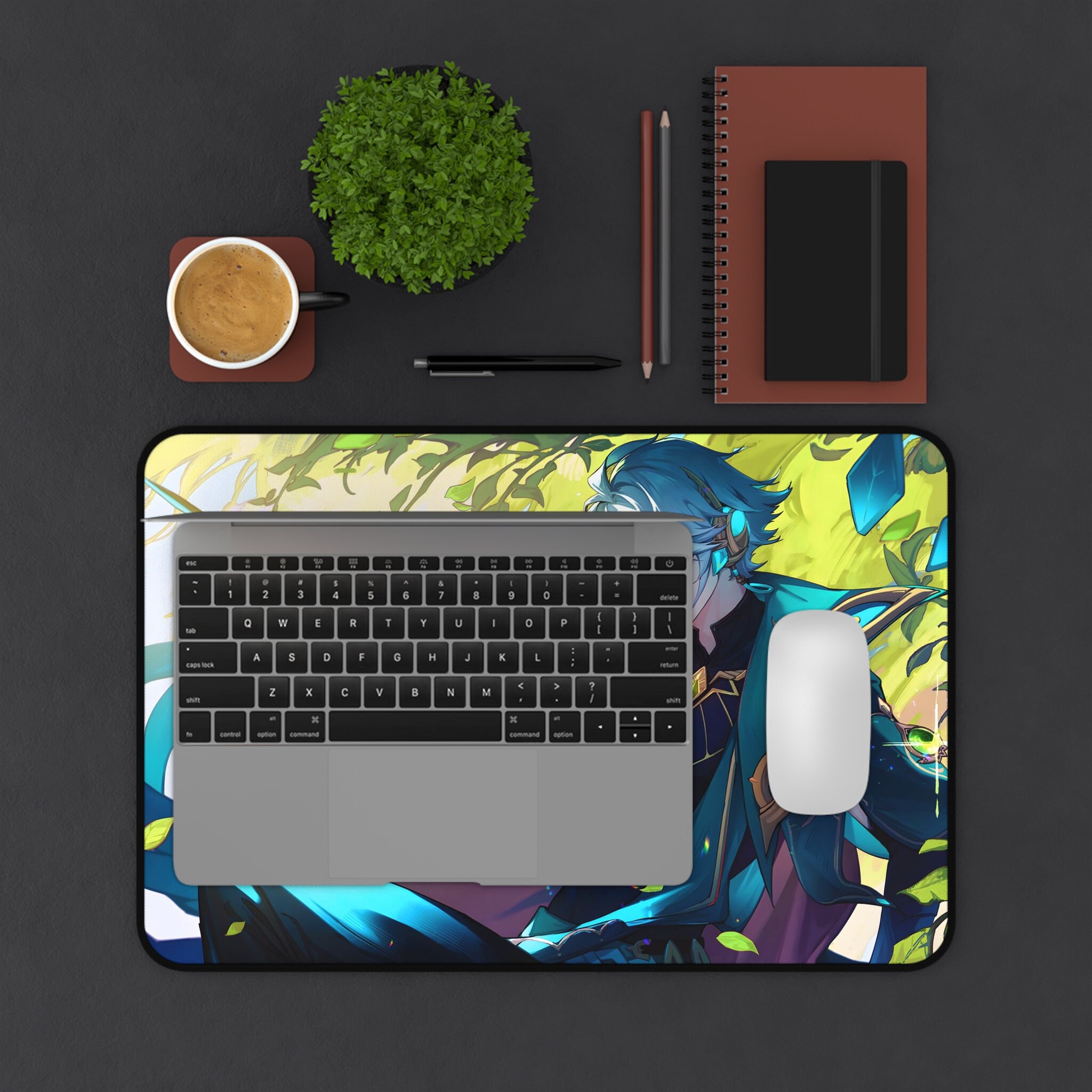 Alhaitham Mouse Pad, Genshin Impact Desk Mat, Gaming Desk Pad, Gaming