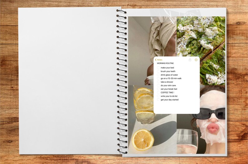 Morning Routine Template. Daily Routine Planner. Minimalist Morning ...