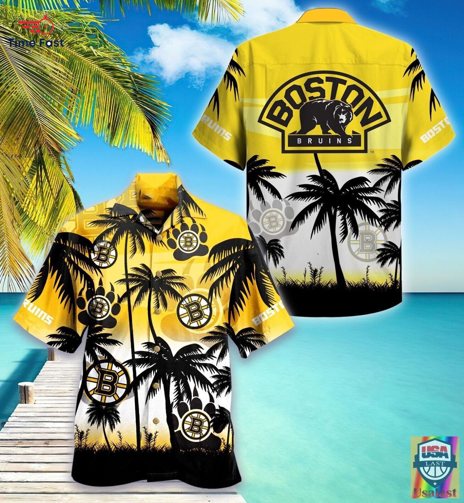 Boston Bruins NHL Hawaiian Shirt Mid-Year Derby Shirts - Trendy Aloha