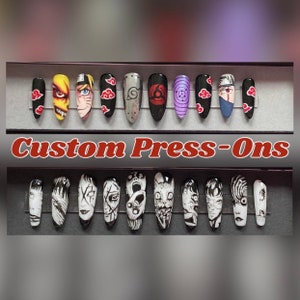 Custom Anime Press-On Nails