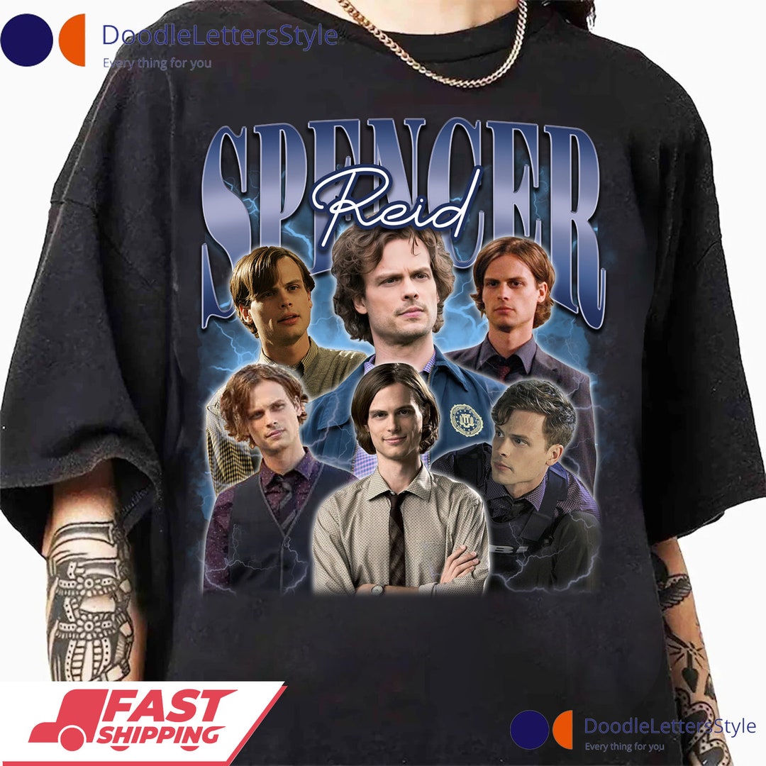 SPENCER REID Matthew Gray Gubler Tshirt, Spencer Reid Tshirt, Spencer