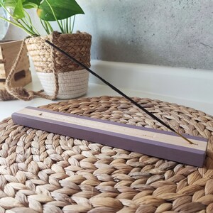 Handmade solid Beech wood incense holder, incense burner, incense holder, handmade incense holder made of solid wood, incense burner