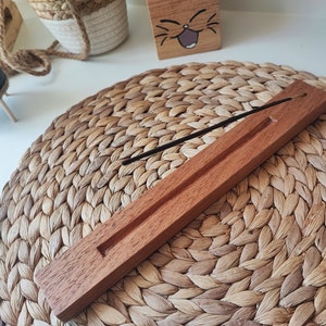 Handmade solid Cedar wood incense holder, incense burner, incense holder, handmade solid wood incense holder, incense burner