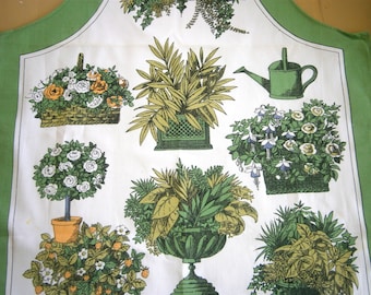 Vintage Cuckoobird Pat Albeck Apron English Garden Design Unused Condition