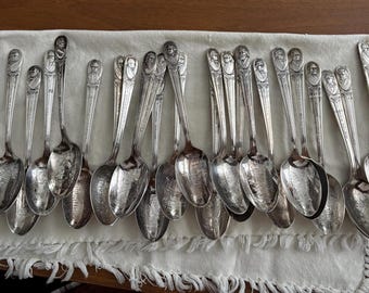 Vintage Silverplated Souvenir Spoon U.S. Presidents Collectible Silverware Patriotic Americana Gift for History Lover