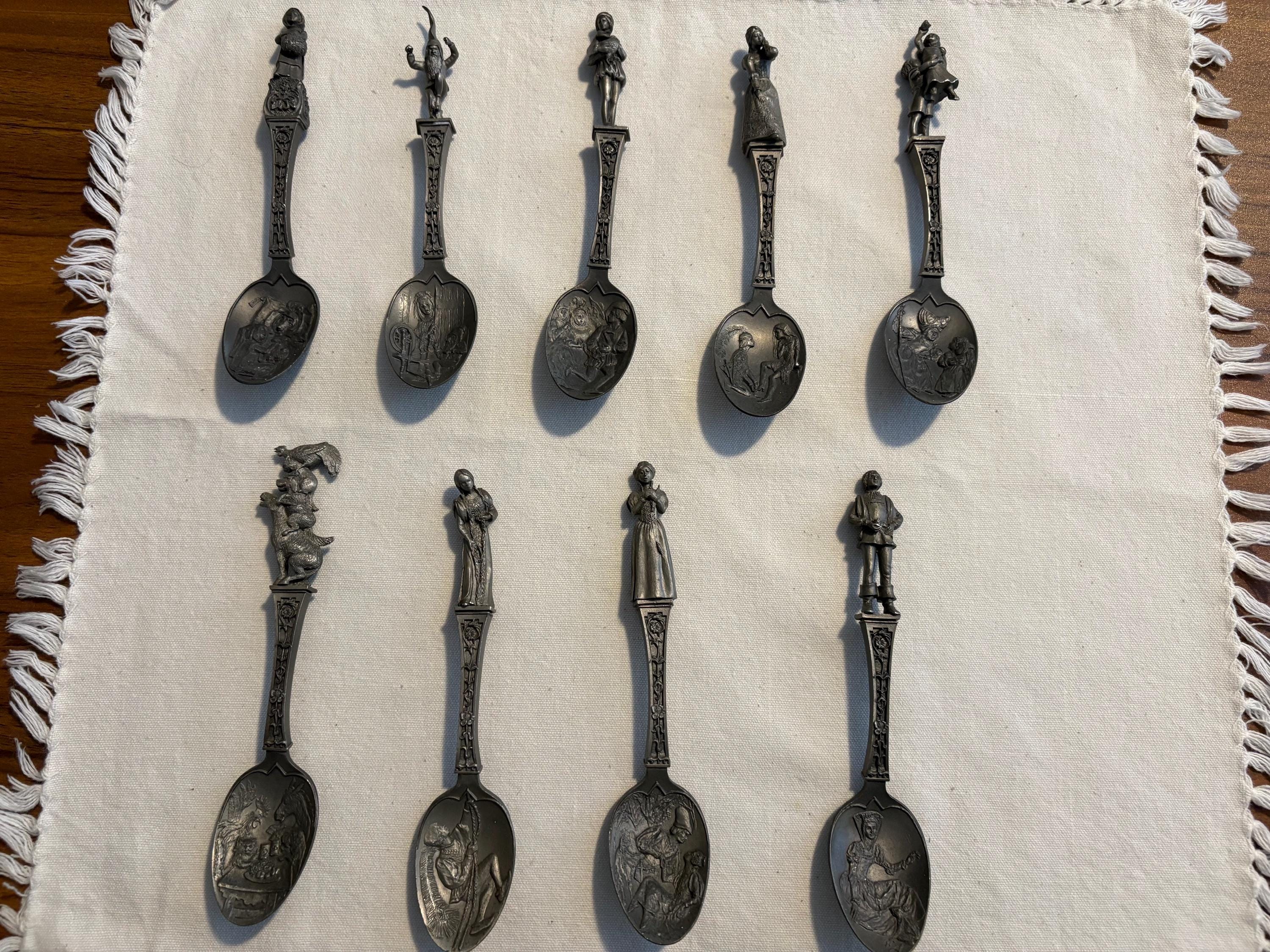 Pewter Collectors Spoons - Etsy