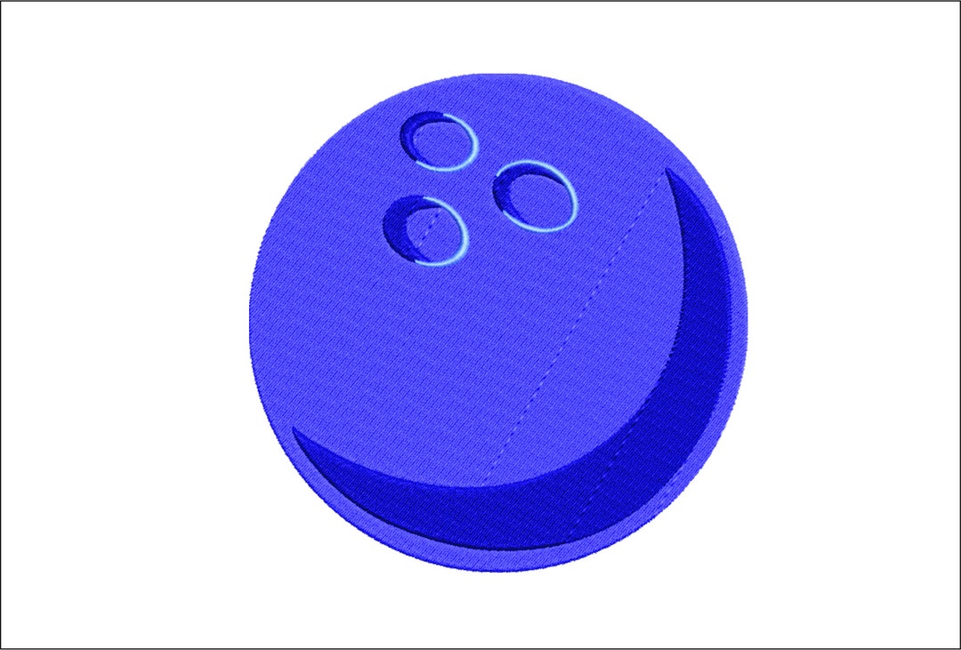 Bowling Ball Emblem 10 Pin Bowling Ball With Holes Etsy