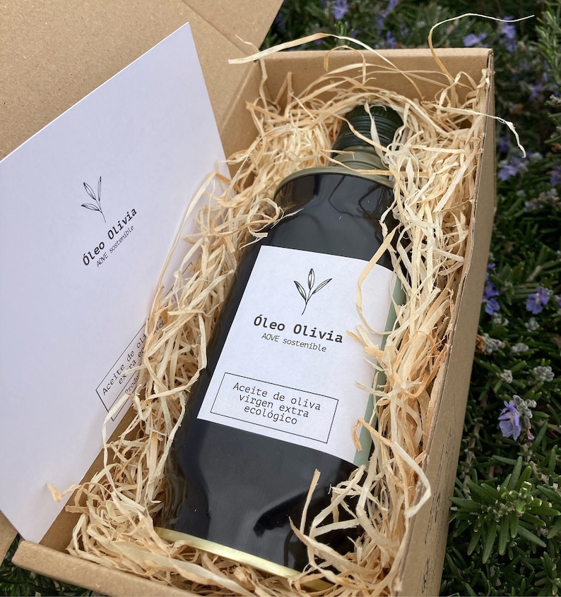 Premium Spanish Organic extra virgin olive oil - 1 x 500ml bottles in fully recyclable box for shipping