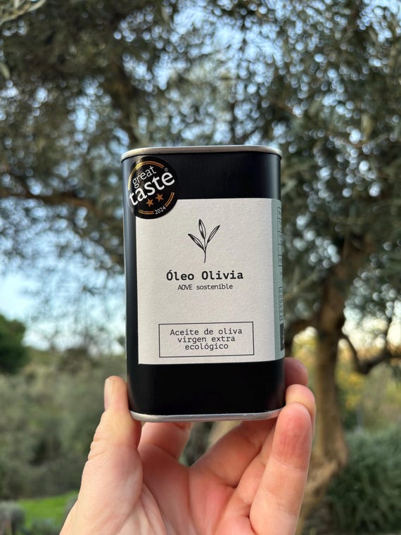 Spanish Organic Extra Virgin Olive Oil, Cold Pressed (250ml)