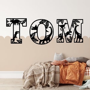 Letrero de puerta de madera personalizado, placa con nombre para habitación infantil, letras de madera, decoración habitación infantil, letrero de madera, letras de madera