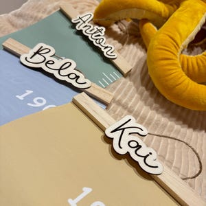 Vareta de medição infantil personalizada 10-190 cm, barra de medição, presente de batismo, quarto infantil, presente de aniversário, presente de bebê nascimento, vareta de medição de madeira