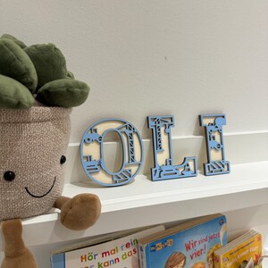 Letrero de puerta de obra personalizado hecho de madera, placa de nombre para la habitación de los niños, letras de madera, decoración para la habitación de los niños, letras de madera