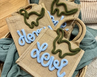 Ostertasche, Osterkorb, Ostern, Jutetasche, Jutetasche für Kinder, Petit Jute, personalisierte Jutetasche, Oster Geschenk, Osternest