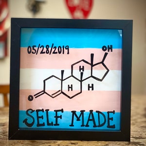 Custom Transgender Shadow Box