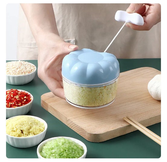 Kitchen Manual Vegetable Chopper Garlic Masher Meat Grinder Mini