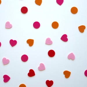 KONFETTI aus Filz - wiederverwendbar, ø 20 mm, Dekoration, Geburtstag, Party, Basteln, Karneval zdjęcie 9