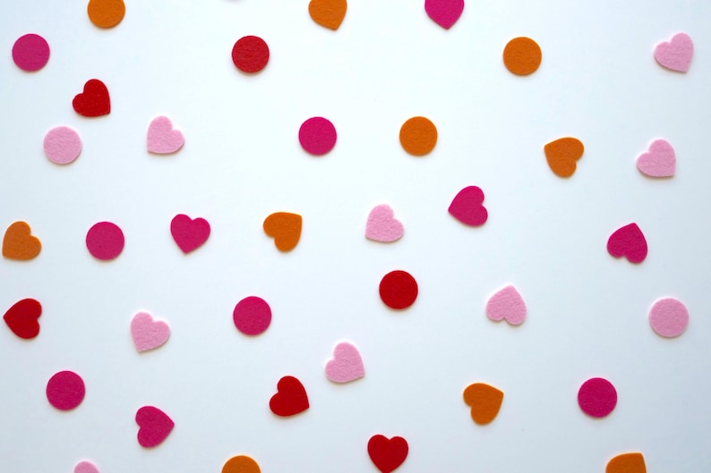 KONFETTI aus Filz - wiederverwendbar, ø 20 mm, Dekoration, Geburtstag, Party, Basteln, Karneval zdjęcie 9