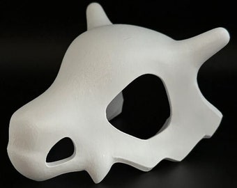 Cubone Pokemon Skull /  Aquarium / Reptile / Spider and Fish Tank / Arachnid / Accessory for Desks and Gamer Gifts Halloween