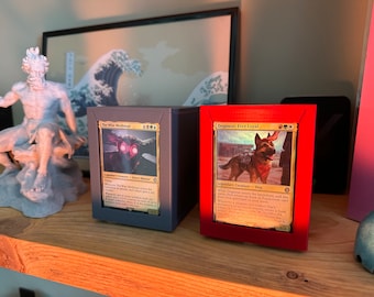 Commander Deck Box para Magic the Gathering (magnetizado) - Se adapta a más de 100 cartas con fundas de doble cara y pasa la prueba de agitación - Ver vídeo