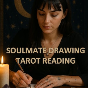 Soulmate Draw + Psychic Reading, Same Hour, Tarot Reading, Future Husband/Wife, Intuitive Soulmate Drawing, Fast Delivery