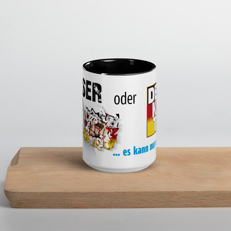 Tasse mit farbiger Innenseite