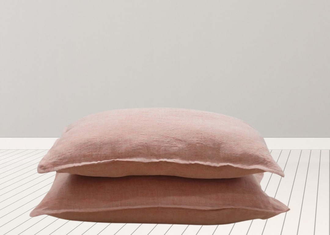 Linen Pillowcase Cover, Queen and King Pillow Cover, Custom Size Pillow