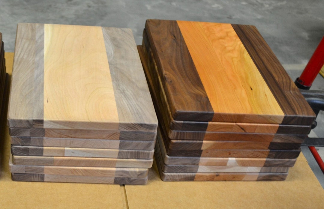 Pack of 15 Multi Wood Species Walnut and Cherry Cutting Boards - 9