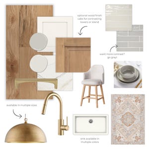 Diseño de cocinas / Diseño de interiores online / Plantillas de diseño de interiores / Diseño de cocinas atemporales / Tablero de inspiración / Diseño para comprar