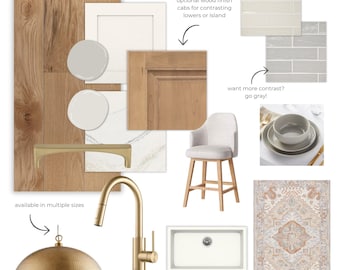 Timeless Kitchen Design Style Kit: Mood Board & Shopping List (PDF Download)